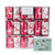 Platinum Red & White Reindeer Christmas Crackers (Pack of 6)