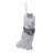 Regal Arctic Fox Iridescent Glitter Resin Ornaments
