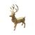 Gold Guilt Standing Reindeer - 38.5cm