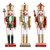 Sequin Coat Wooden Nutcracker King Statues (3 Colours)