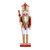 Red & Gold - Sequin Jacket Nutcracker King Figurine