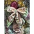 Hanging Decoration: Blush Pink & Sage Green Velvet Double Bow