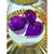Purple Glass Swirl Baubles & Onion Ornament Trio