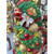 LED Decorated Christmas Topiary Statue Display