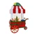 Illuminated Musical Glitter Swirl Market Cart Water Globe