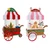 Musical LED Glitter Swirl Candy & Toy Cart Display (2 Styles)