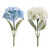 Artificial Snowy Frosted Hydrangea Flower Stem (2 Colours)