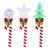 LED Light-Up Candy Cane Christmas Wand Spinner (3 Styles)