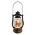 Bronze Hurricane Lantern Musical Glitter Swirl Water Globe