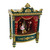 Royal Emerald & Gold Vintage Baroque Ballerina Stage Music Box