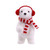 Standing Bear in Earmuffs Flocked Polar Bear Cub