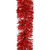 Red Chunky Mix Cut Laser Shimmer Christmas Tinsel Garland