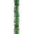 Green Pine Tinsel Garland with Mini Red Bauble Accents