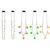 LED Light-Up Flashing Christmas Bulb & Character Necklace (5 Styles)