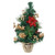 Tabletop Pre-Decorated Christmas Pine Tree in Burlap Base