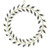 Elegant Crystal Gem Laurel Wreath Ornament