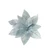 Glitter-Veined Soft Velvet Poinsettia Clip Ornament