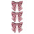 Elegant Sequin Fabric Holiday Accent Bows