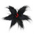 Novelty Faux Fur Christmas Star Flower Clip Accent