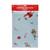 Santa & Elves on Sky Blue - Flannel-Backed Festive Table Cover