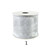 Silver Trim Velvet Wired Edge Christmas Ribbon