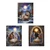 LED Illuminated Holy Night Nativity Canvas Print