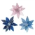 Starlit Sky Poinsettia Clip-On Christmas Flower - 3 Styles