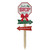 Festive Wooden Santa Stop Here Yard Sign Stake