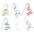 Metallic Spiral Glitter Christmas Pick - 6 Colours