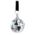 Metallic Jingle Nutbell with Velvet Hanging Ribbon