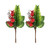 Pine Needle, Holly & Red Berry Sprig