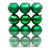 Matter & Shiny Green Baubles