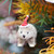 Hanging Wombat with Santa Hat