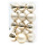 Pack of 12 Champagne Baubles