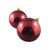 Shiny Red Baubles (Pack of 4)