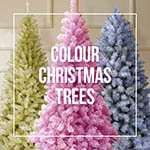 Coloured Christmas Trees
