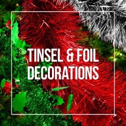 Tinsel and Foil Decorations
