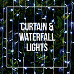 Curtain + Waterfall Lights