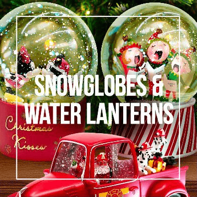 Snowglobes + Water Lanterns