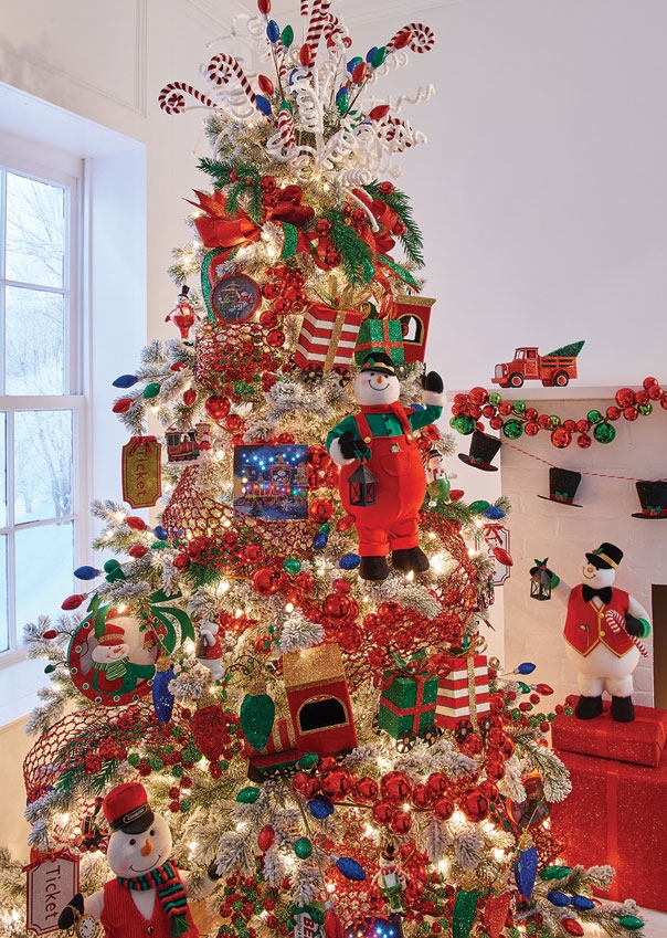 RAZ Express Train Christmas Tree