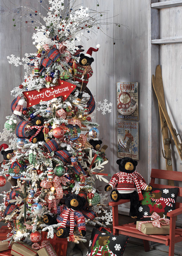 Ski Patrol Christmas Tree by Raz