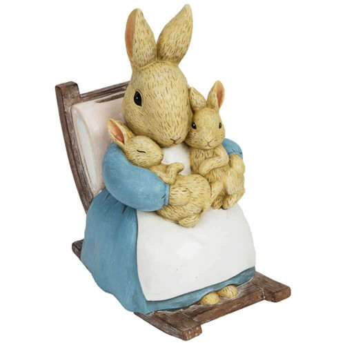 Mrs Rabbit Figurine Money Bank - 16cm - Christmas Elves