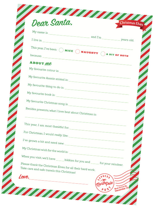 printable letter from santa