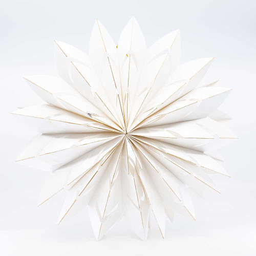 White Hanging Paper Snowflake - 40cm - Christmas Elves