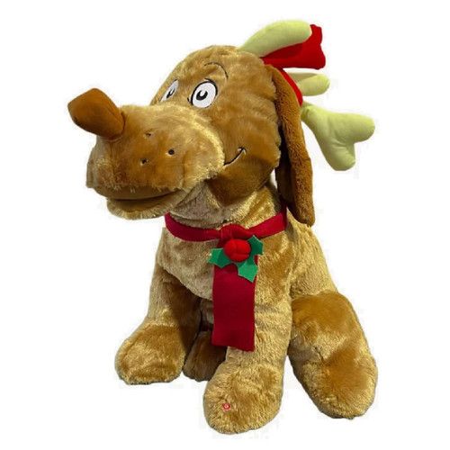 Dr Seuss Max the Dog Life Size Animated - 74cm - Christmas Elves