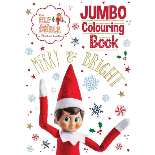 Elf On The Shelf Jumbo Colouring Book 27.9cm Christmas Elves