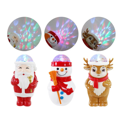 LED Disco Projector Christmas Character Toy (3 Styles)