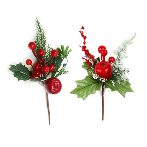 Berries Apple And Leaf Pick (2 Styles) - 26cm