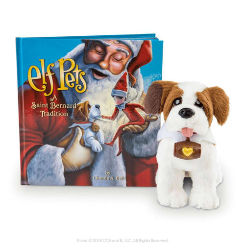 Elf on the Shelf Saint Bernard - An Elf Pets Tradition - Christmas Elves