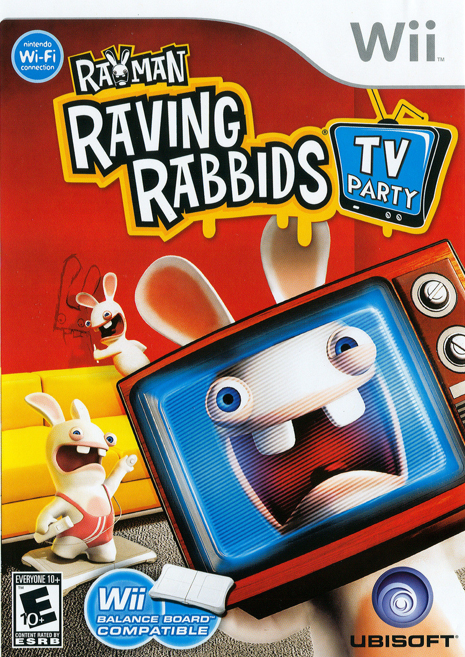 rayman raving rabbids tv party wii